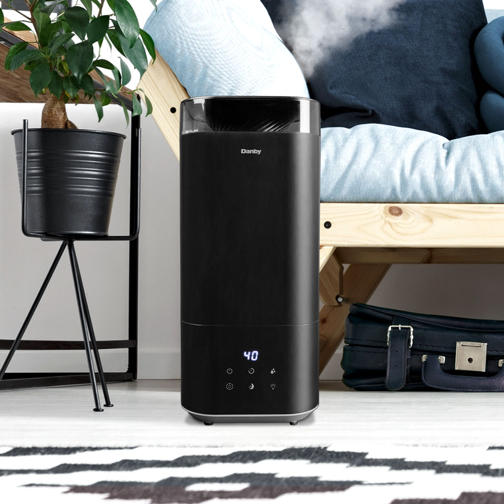 Danby 5L Ultrasonic Top Fill Humidifier in Black