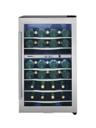 Danby 38 Bottle Free-Standing Wine Cooler in Stainless Steel