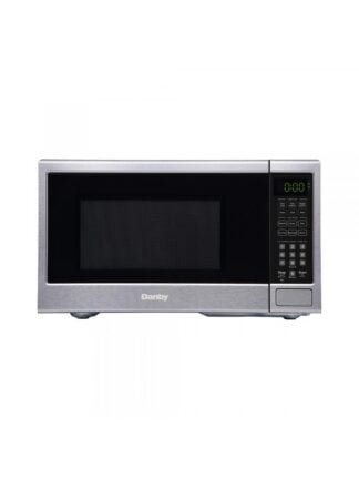 Micro-ondes Danby 0,9 pi³ avec commandes de cuisson pratiques en acier inoxydable