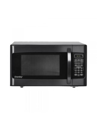 Danby 1.1 cu. ft. countertop microwave in black stainless steel