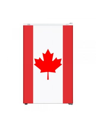 20” Réfrigérateur miniature 4,3 pi³ avec drapeau canadien