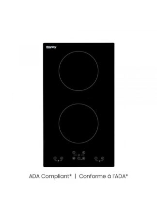 Plaque de cuisson radiante Danby 12 pouces à 2 brûleurs noire
