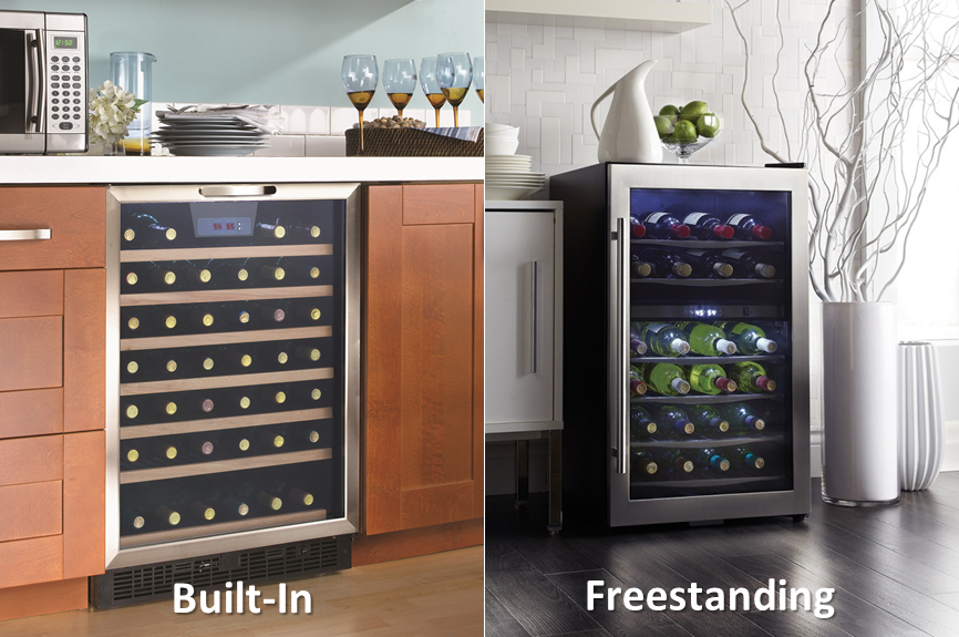 Wine Beverage And Bar Refrigeration Freestanding Vs Built In