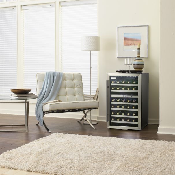 Danby wine cooler in loft