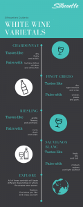 white wine pairing guide infographic