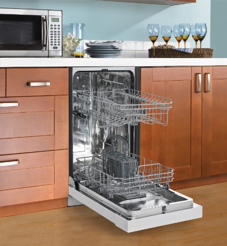 18 built in dishwasher