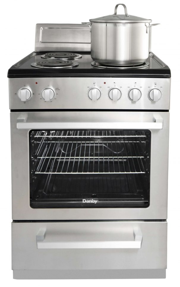 DERM240BSSC Danby 24" FSE Coil Range Stainless Steel EN