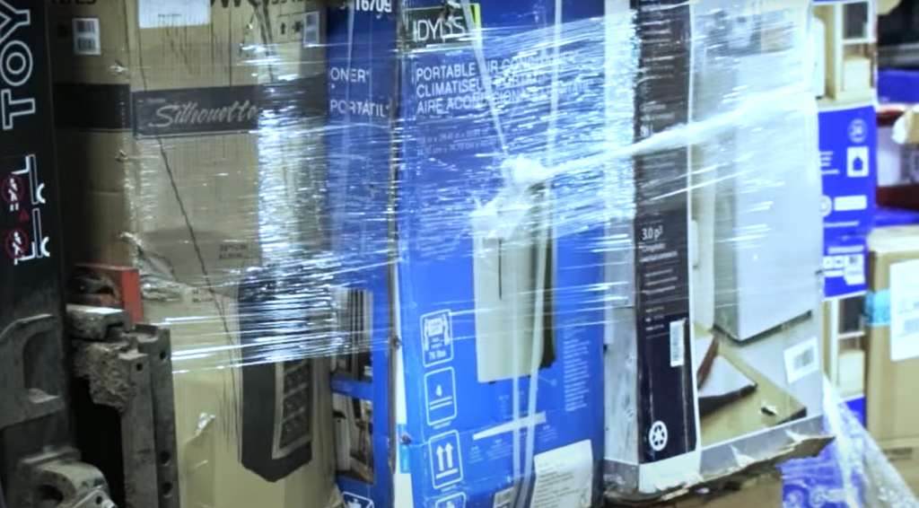 Damaged Danby products returned to our reverse logistics warehouse