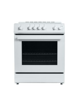 Danby 30” Slide in Smooth Top Electric Range with Knob Controls in White