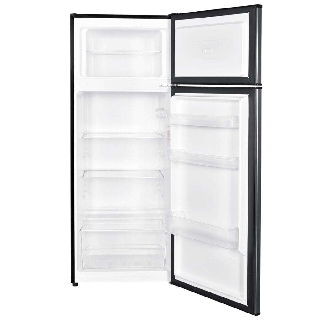 Danby 7.4 cu. ft. Apartment Size Top Mount Fridge in Stainless